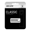 HIKSEMI Classic 64GB USB 3.0 zibatmiņa, cinka sakausējums, bez vāciņa, bīdāma, sudraba krāsa