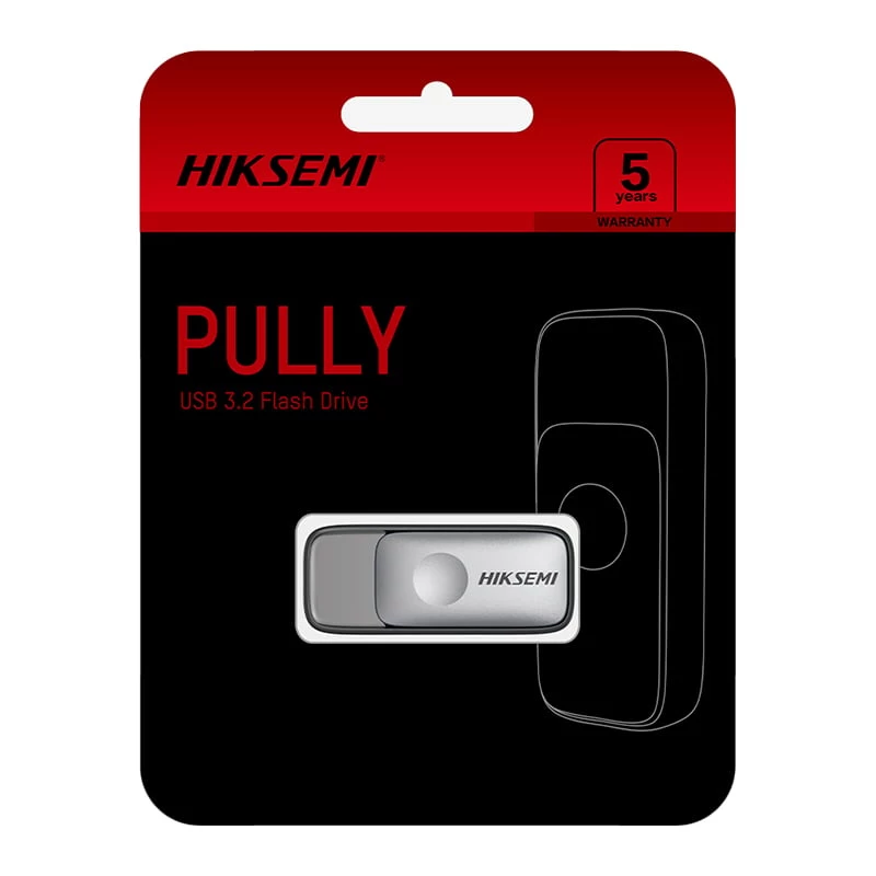 HIKSEMI Pully 32GB USB 3.2 Gen 1 zibatmiņa USB-A ievelkama melna