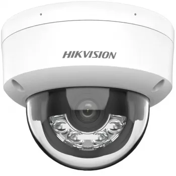 Hikvision DS-2CD1163G2-LIU 6 MP āra kupola IP drošības kamera ar 2,8 mm objektīvu, ColorVu, 30 m IR un balto gaismu, PoE