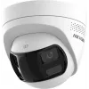 Hikvision DS-2CD1383G2P-LIUF/SL 8 MP Smart Hybrid Light turret IP kamera ar divvirzienu audio, 2.0mm objektīvs