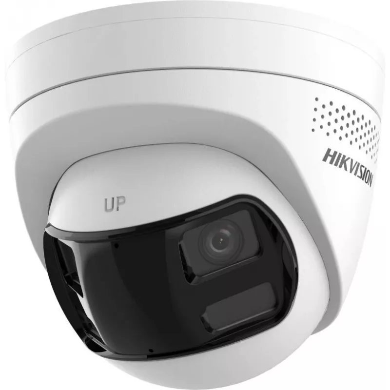 Hikvision DS-2CD1383G2P-LIUF/SL 8 MP Smart Hybrid Light turret IP kamera ar divvirzienu audio, 2.0mm objektīvs