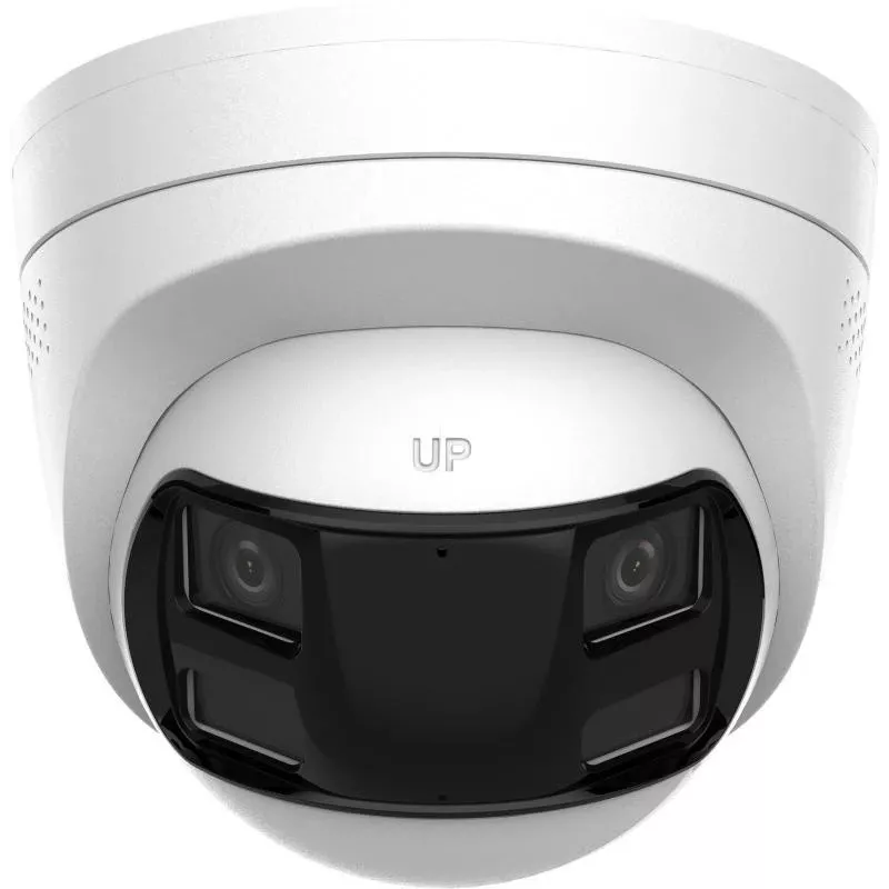 Hikvision DS-2CD1383G2P-LIUF/SL 8 MP Smart Hybrid Light turret IP kamera ar divvirzienu audio, 2.0mm objektīvs