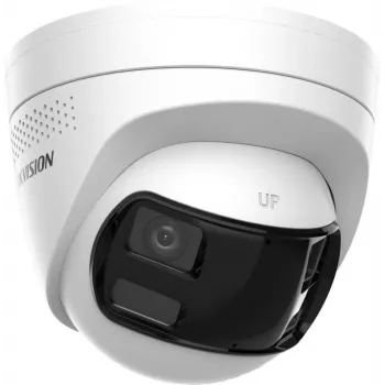 Hikvision DS-2CD1383G2P-LIUF/SL 8 MP Smart Hybrid Light turret IP kamera ar divvirzienu audio, 2.0mm objektīvs