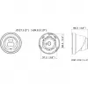 Hikvision DS-2CD2343G2-LI2U/SL 2.8mm PL AcuSense 4MP Turret IP Camera ar Smart Hybrid Light