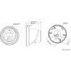 Hikvision DS-2CD2346G2H-IU(2.8MM)(EF)/PL DarkFighter AcuSense 4MP IP kupola kamera, 2,8 mm, iebūvēts mikrofons, PoE