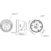 Hikvision DS-2CD2367G3-LIS2UY/SRB 6MP AcuSense turret tīkla kamera, 2.8mm, melna
