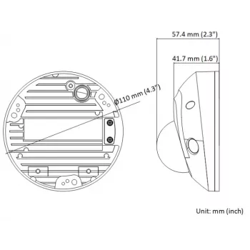 Hikvision DS-2CD2543G2-IWS 4MP AcuSense Wi-Fi IR Kupola kamera (2.8mm)