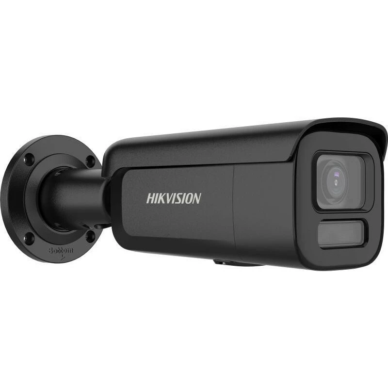 Hikvision DS-2CD2647G3T-LIZSY 4MP IR Bullet IP kamera, 2.8-12mm motorizēts objektīvs, AcuSense, melna