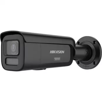 Hikvision DS-2CD2647G3T-LIZSY 4MP IR Bullet IP kamera, 2.8-12mm motorizēts objektīvs, AcuSense, melna