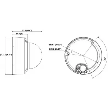 Hikvision DS-2CD2743G2-LIZS2U 4MP AcuSense Motorizēta Varifokāla Kupola IP Kamera, 2.8-12mm, Melna, PoE/12VDC