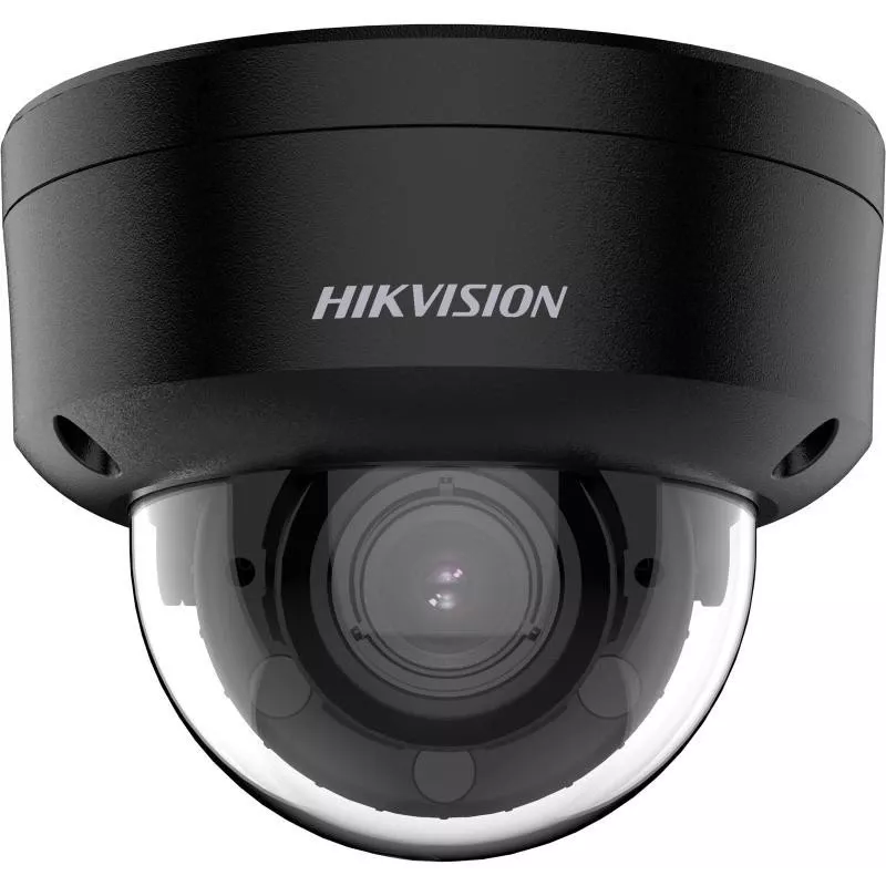 Hikvision DS-2CD2743G2-LIZS2U 4MP AcuSense Motorizēta Varifokāla Kupola IP Kamera, 2.8-12mm, Melna, PoE/12VDC