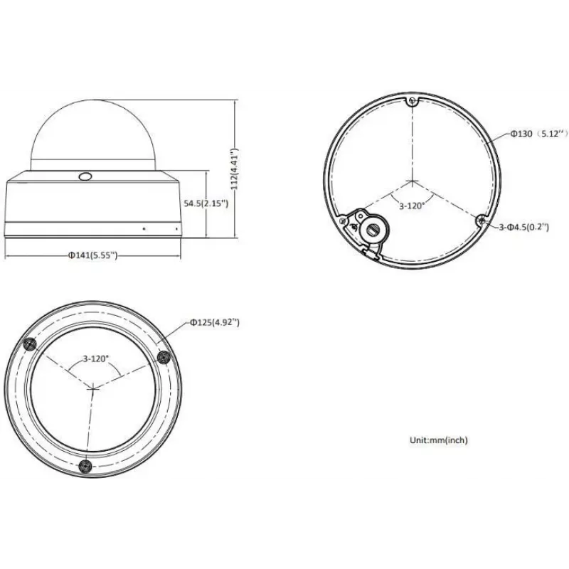 Hikvision DS-2CD2786G2H-IPTRZS 2.8-12mm PL 8 MP Kupola IP kamera AcuSense PTRZ ar mainīga fokusa objektīvu