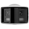 Hikvision DS-2CD2T46G2P-ISU/SL(2.8MM)(C) 4MP Panoramic AcuSense IP kamera, 2x 2,8mm, 180° redzes lauks, IP67, PoE