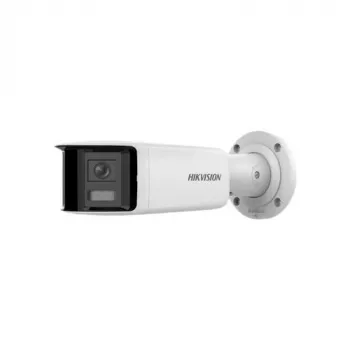 Hikvision DS-2CD2T46G2P-ISU/SL(2.8MM)(C) 4MP Panoramic AcuSense IP kamera, 2x 2,8mm, 180° redzes lauks, IP67, PoE