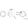 Hikvision DS-2CD3163G2-ISU 6MP āra tīkla kupola kamera ar AcuSense, 2.8mm objektīvs, IP67, IK10