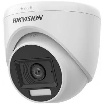 Hikvision DS-2CE76K0T-LPFS(2.8mm) 3K kupolveida kamera ar viedo hibrīda apgaismojumu un audio, iekštelpām, fiksēts fokuss