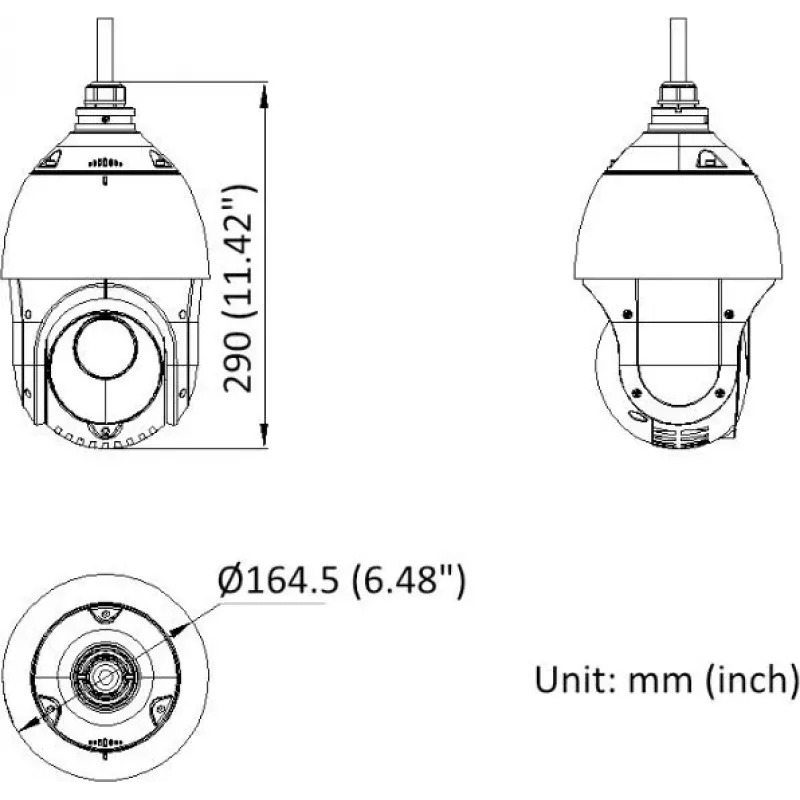 Hikvision DS-2DE4215IWG1-E 2MP IR tīkla PTZ kupola kamera, 15x optiskais tālummaiņas objektīvs, 100m IR, IP66, PoE+