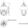 Hikvision DS-2DE4825IWG1-E 8MP 25x PTZ kupola IP videokamera ar AcuSense, 100m IR, PoE+