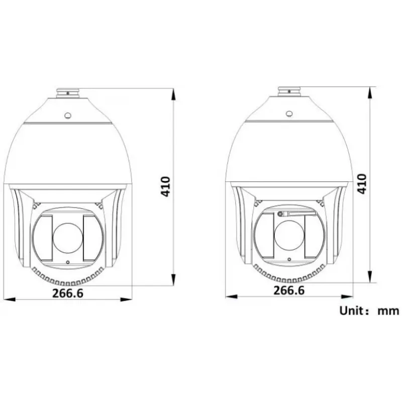 Hikvision DS-2DF8425IX-AELW(T5) 8MP 25x IR tīkla ātrgaitas kupola kamera ar lāzeri, DarkFighterX, 500m lāzera darbības rādiuss
