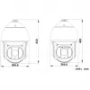 Hikvision DS-2DF8425IX-AELW(T5) 8MP 25x IR tīkla ātrgaitas kupola kamera ar lāzeri, DarkFighterX, 500m lāzera darbības rādiuss