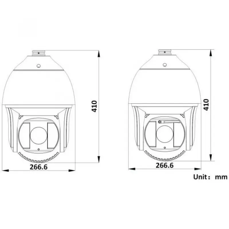 Hikvision DS-2DF8425IX-AELW(T5) 8MP 25x IR tīkla ātrgaitas kupola kamera ar lāzeri, DarkFighterX, 500m lāzera darbības rādiuss