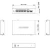 Hikvision DS-3E1506P-EI/M-4P1T1F(O-STD) Nepārvaldāms slēdzis ar 4 portu PoE+, 1 Gigabit RJ45 un 1 SFP augšupsaiti