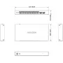 Hikvision DS-3E1510P-EI/M-8P2F 8-Port Gigabit PoE+ Smart Managed Switch ar 2 SFP portiem