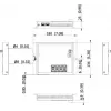 Hikvision DS-3T1510P-SI-FLT(O-STD) 10 portu industriālais viedais pārvaldāmais PoE+ komutators ar 8 Gigabit PoE+ portiem un 2 SFP, 120W budžets, DIN sliede, bez barošanas avota