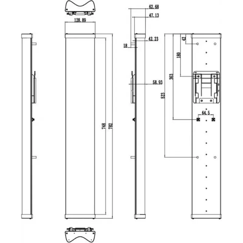 Hikvision DS-3WF5000A-120 5GHz āra bezvadu tilts, 300 Mbps, 12 dBi antena, IP65