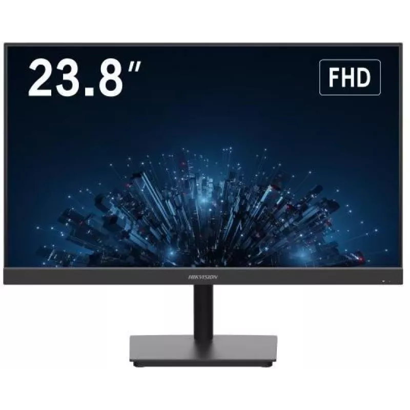 Hikvision DS-D5224F2-1V1S/B 23.8 collu Full HD VA monitors ar HDMI, VGA, CVBS un skaļruņiem