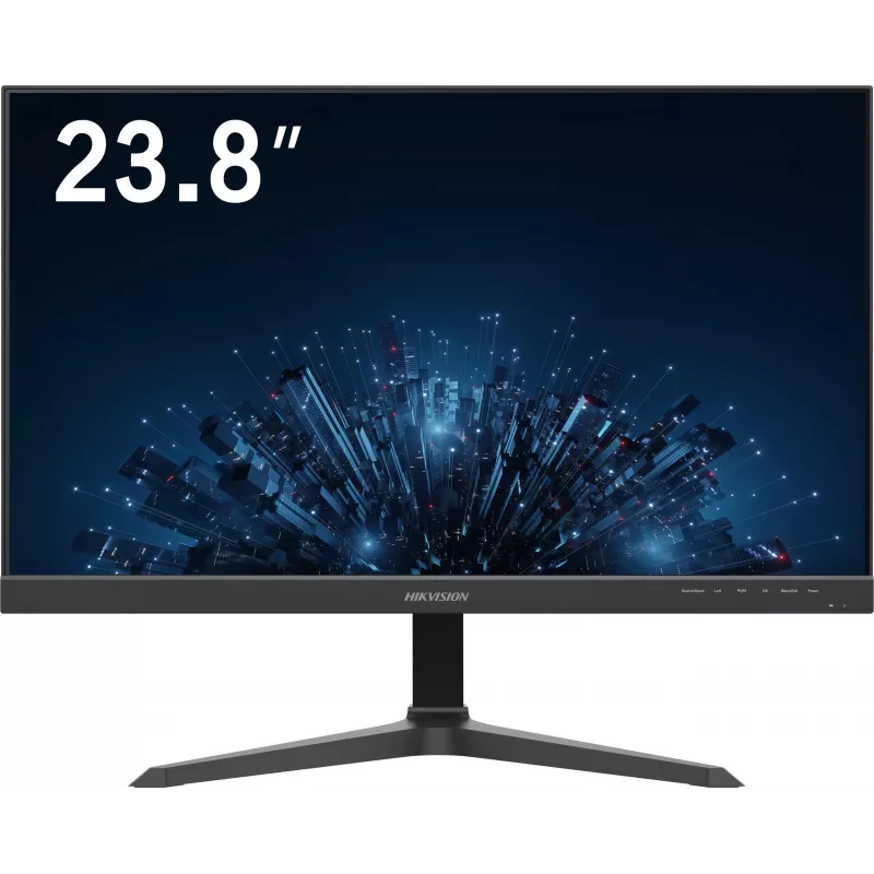 Hikvision DS-D5224F3-1V0SV/D 23.8 collu IPS Full HD monitors ar HDMI un VGA, šaura rāmja, slīpuma regulēšana