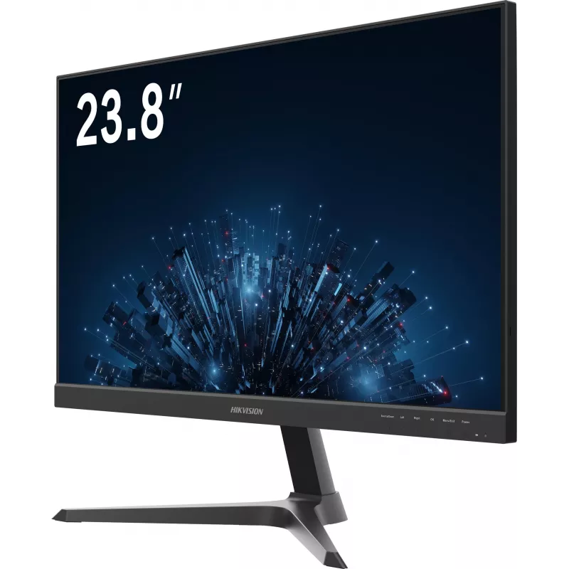 Hikvision DS-D5224F3-1V0SV/D 23.8 collu IPS Full HD monitors ar HDMI un VGA, šaura rāmja, slīpuma regulēšana