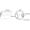 Hikvision iDS-2CD7D87G0-XS 8MP āra tīkla kupola kamera ar 2.8-12mm motorizētu varifokālo objektīvu, 4K, 140dB WDR, IP67, IK10, DarkFighter, viedā noteikšana, PoE