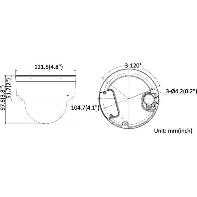 Hikvision iDS-2CD7D87G0-XS 8MP āra tīkla kupola kamera ar 2.8-12mm motorizētu varifokālo objektīvu, 4K, 140dB WDR, IP67, IK10, DarkFighter, viedā noteikšana, PoE