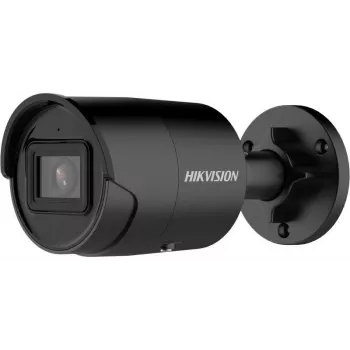 Hikvision Pro sērijas DS-2CD2043G2-LI2U 4MP viedā hibrīda apgaismojuma lodes IP kamera, 2,8 mm, melna