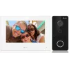 HILOOK IP Video Doorbell Kit (IP-VIS-SLIM-W) - 2MP āra stacija + 7 collu iekštelpu stacija, Wi-Fi, PoE