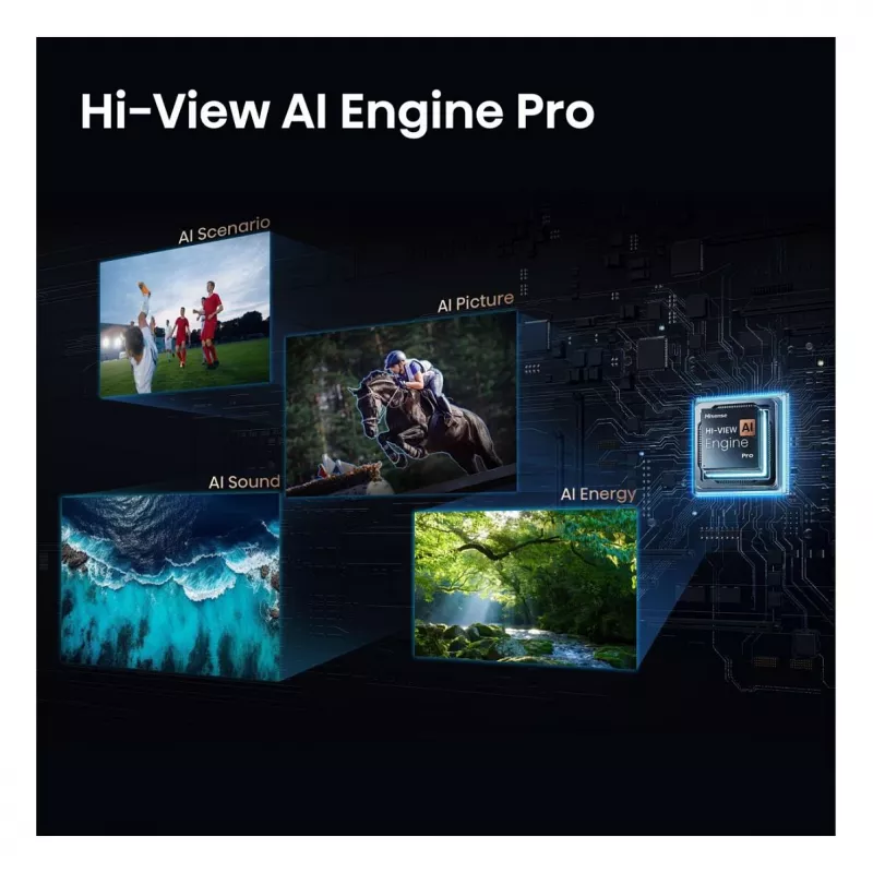 HISENSE 75 collu 4K Ultra HD viedtelevizors (DLED, VIDAA U5.0, HDR10, Dolby Vision, 60Hz, 8ms, 3 HDMI, 2 USB, LAN, Wi-Fi, Bluetooth, VESA 400x400, 25.5kg)