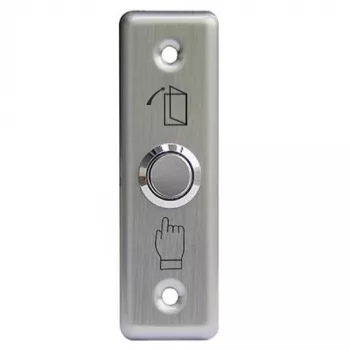 HISMART TV993888 Nerūsējošā tērauda iegremdētā izejas poga ar zilu LED, NO/NC/COM, IP65