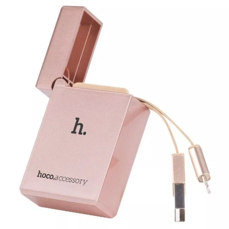 Hoco Apple Lighter UPL17 Rose Gold Lightning to USB-A Cable 1m
