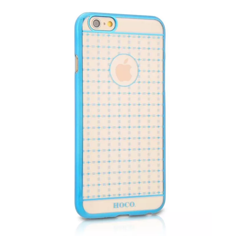 Hoco Defender Waffle Series Aizmugurējais vāciņš Apple iPhone 6 / 6S, zils