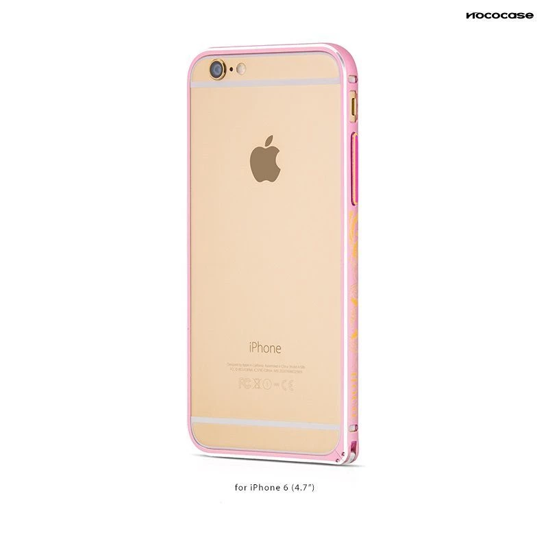 Hoco Good Fortune Bumper Case Apple iPhone 6 / 6S HI-T027 Rozā