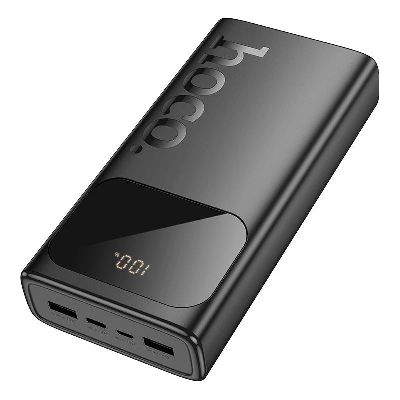 Hoco J144A Hymn Power Bank 30000mAh Melns