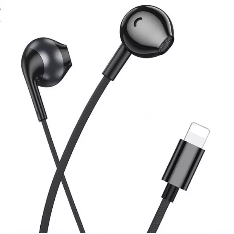 Hoco M115 Sagacious Universalās austiņas ar mikrofonu, Melnas