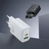 Hoco N61 Gentle PD20W+QC3.0 Lādētājs (ES) Balts