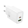 Hoco N61 Gentle PD20W+QC3.0 Lādētājs (ES) Balts