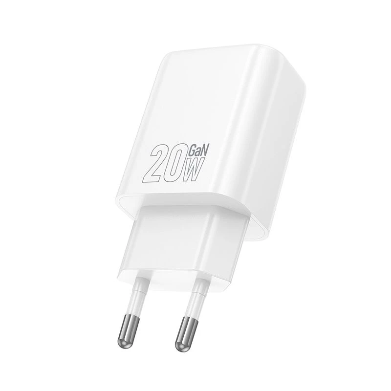 Hoco N61 Gentle PD20W+QC3.0 Lādētājs (ES) Balts