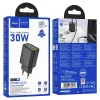 Hoco N63 Gentle PD30W+QC3.0 Lādētājs (ES) Melns