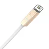 Hoco Universal UCL01 daudzfunkciju Apple + Micro USB kabelis, zelts, 1m