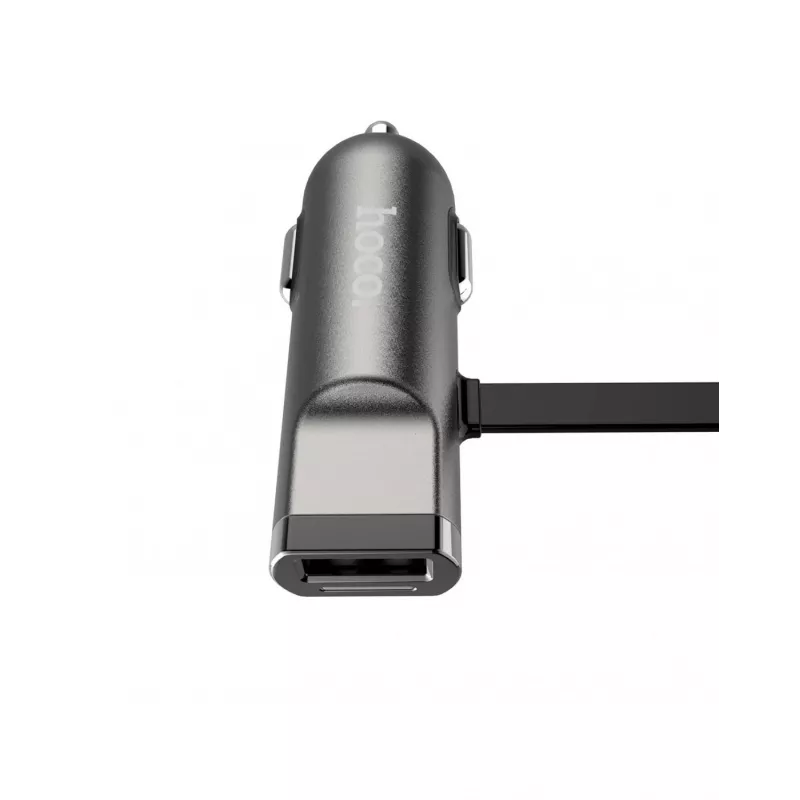Hoco Universal UCL01 Multifunkciju Apple + Micro USB kabelis, pelēks, 1,2 m