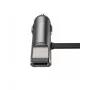 Hoco Universal UCL01 Multifunkciju Apple + Micro USB kabelis, pelēks, 1,2 m